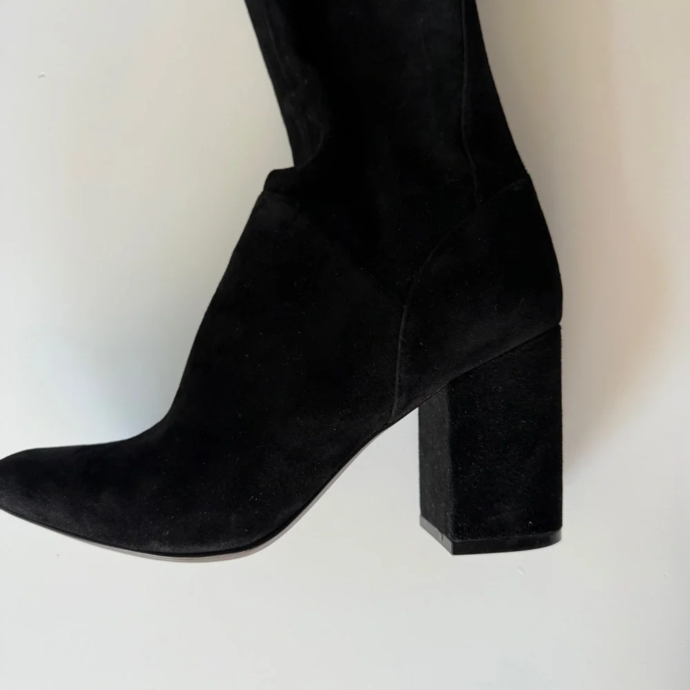 COLE HAAN | Darcia Over-the-Knee Black Suede Boot